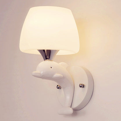 Dolphin Wall Lamp Bedroom Bedside Lamp