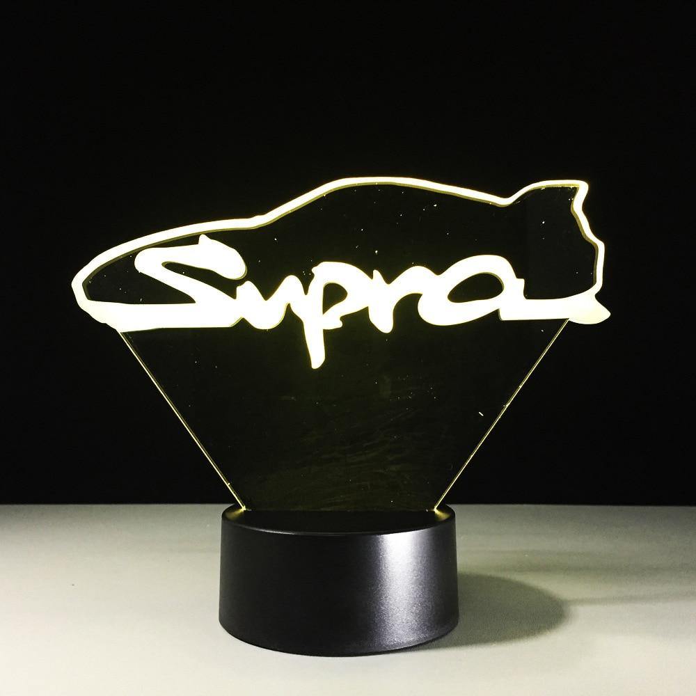 Toyota Supra emblem LED lamp