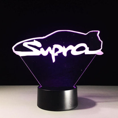 Toyota Supra emblem LED lamp