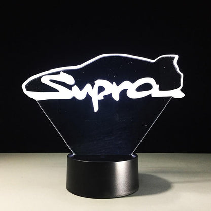 Toyota Supra emblem LED lamp